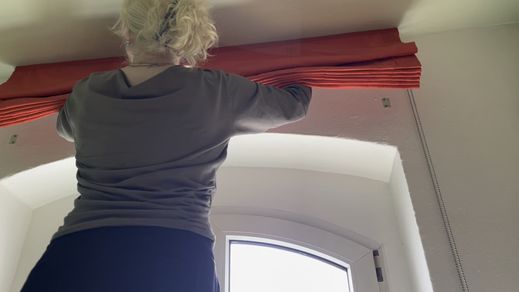 Montage des Raffrollos