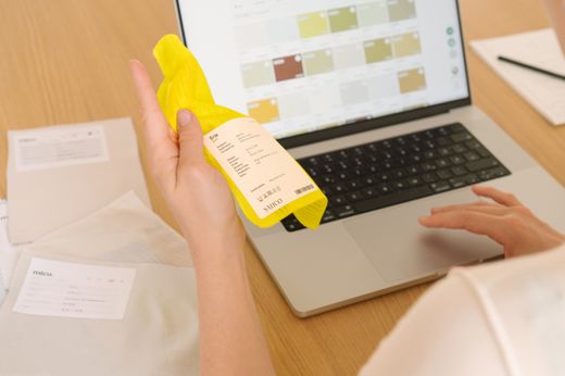 Verschiedene hochwertige Stoffmuster