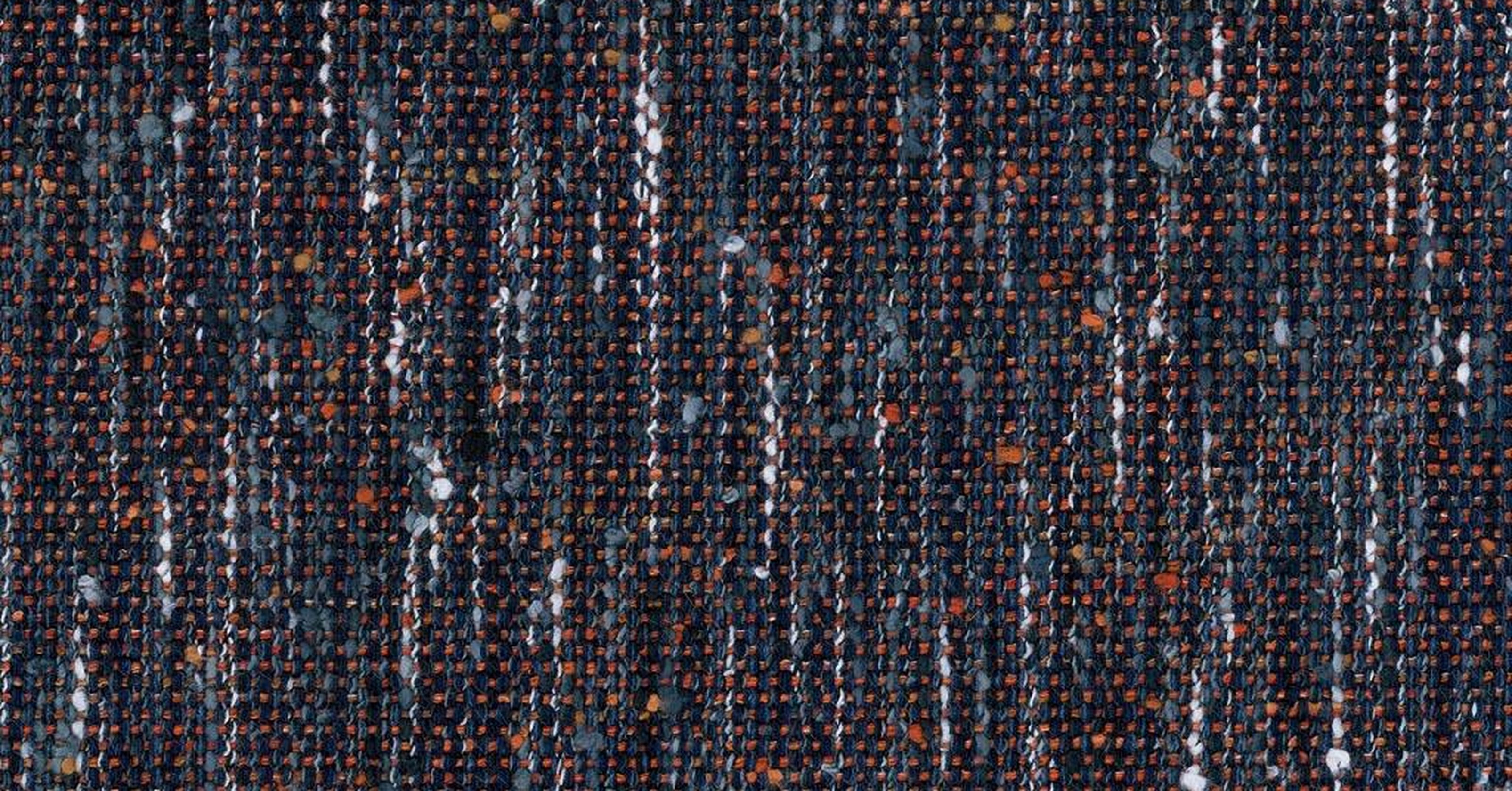 Tweed Couleurs - navy orange