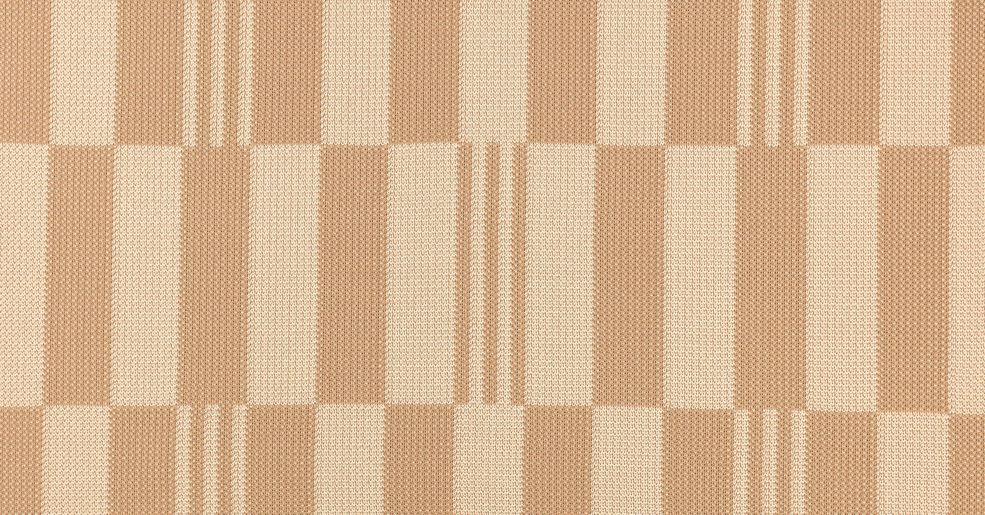 Checkerboard Knit - cappuccino