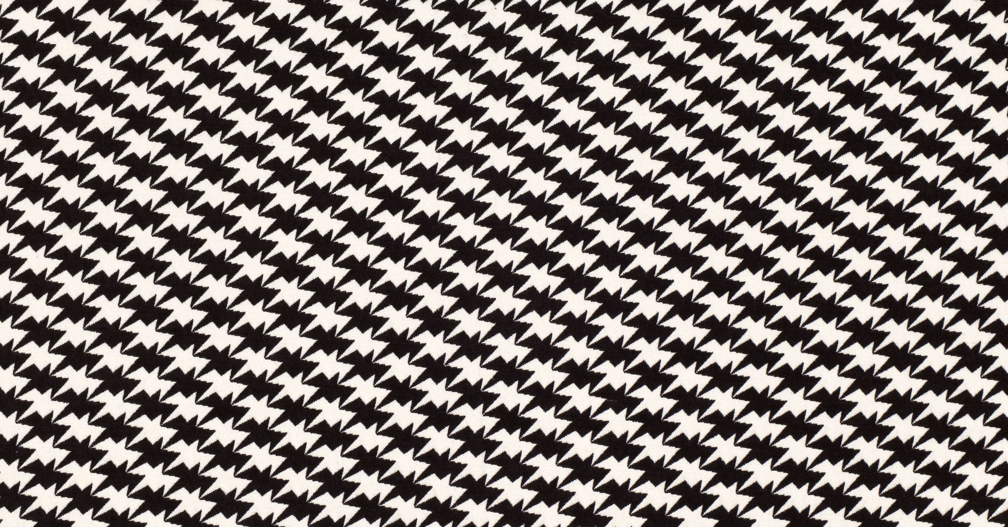 Zig Zag Birds - monochrome