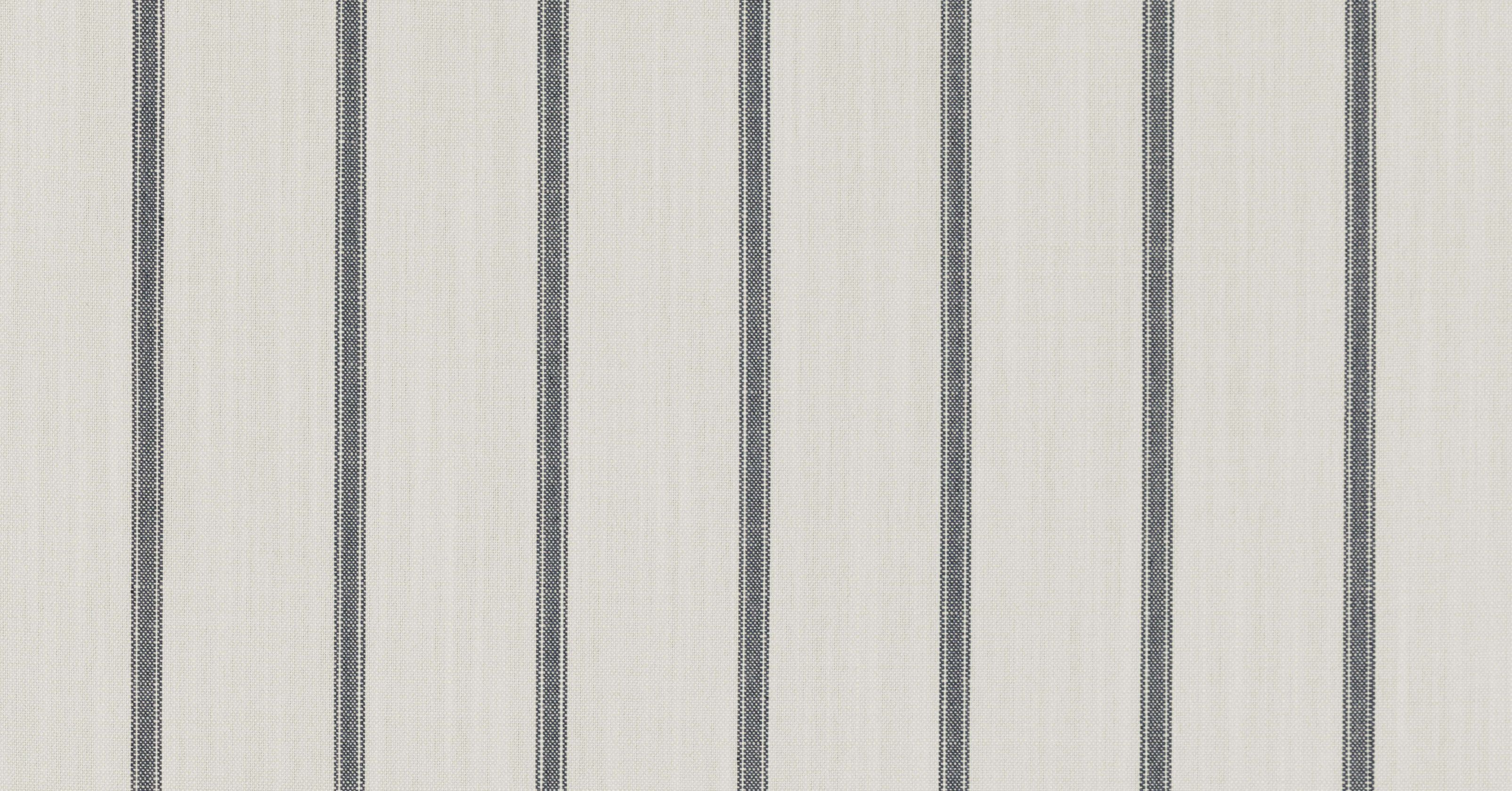 Veranda Ticking - carbon grey