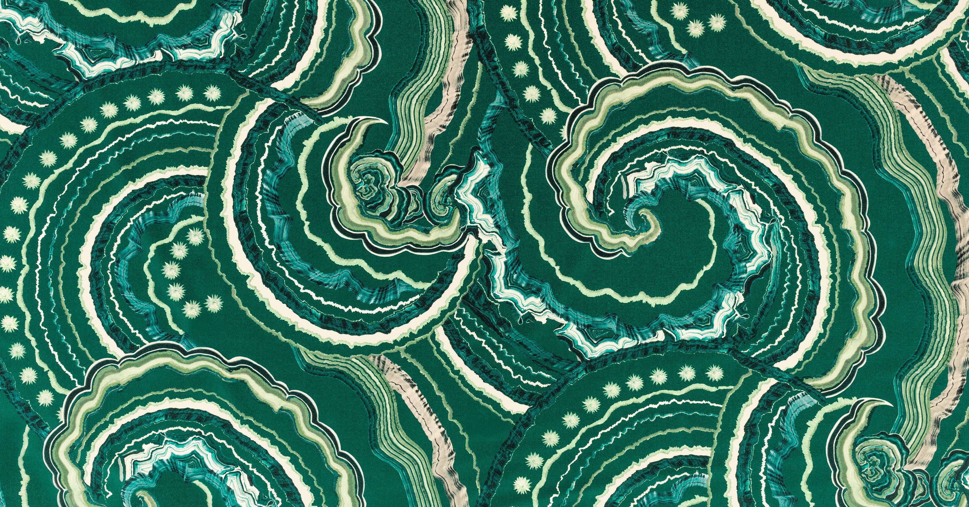 Fantasia Velvet - malachite