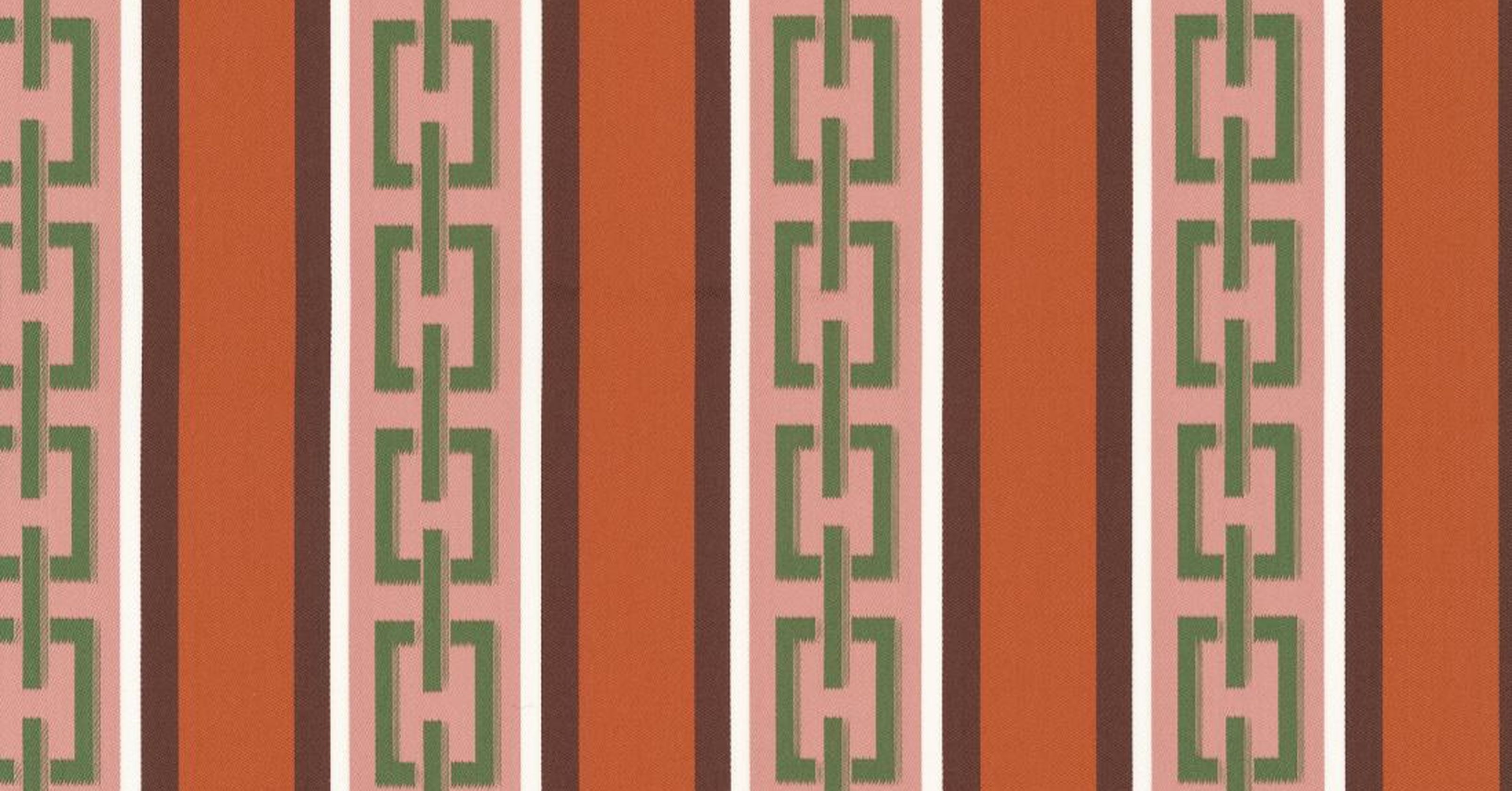 Chain Stripe - burnt