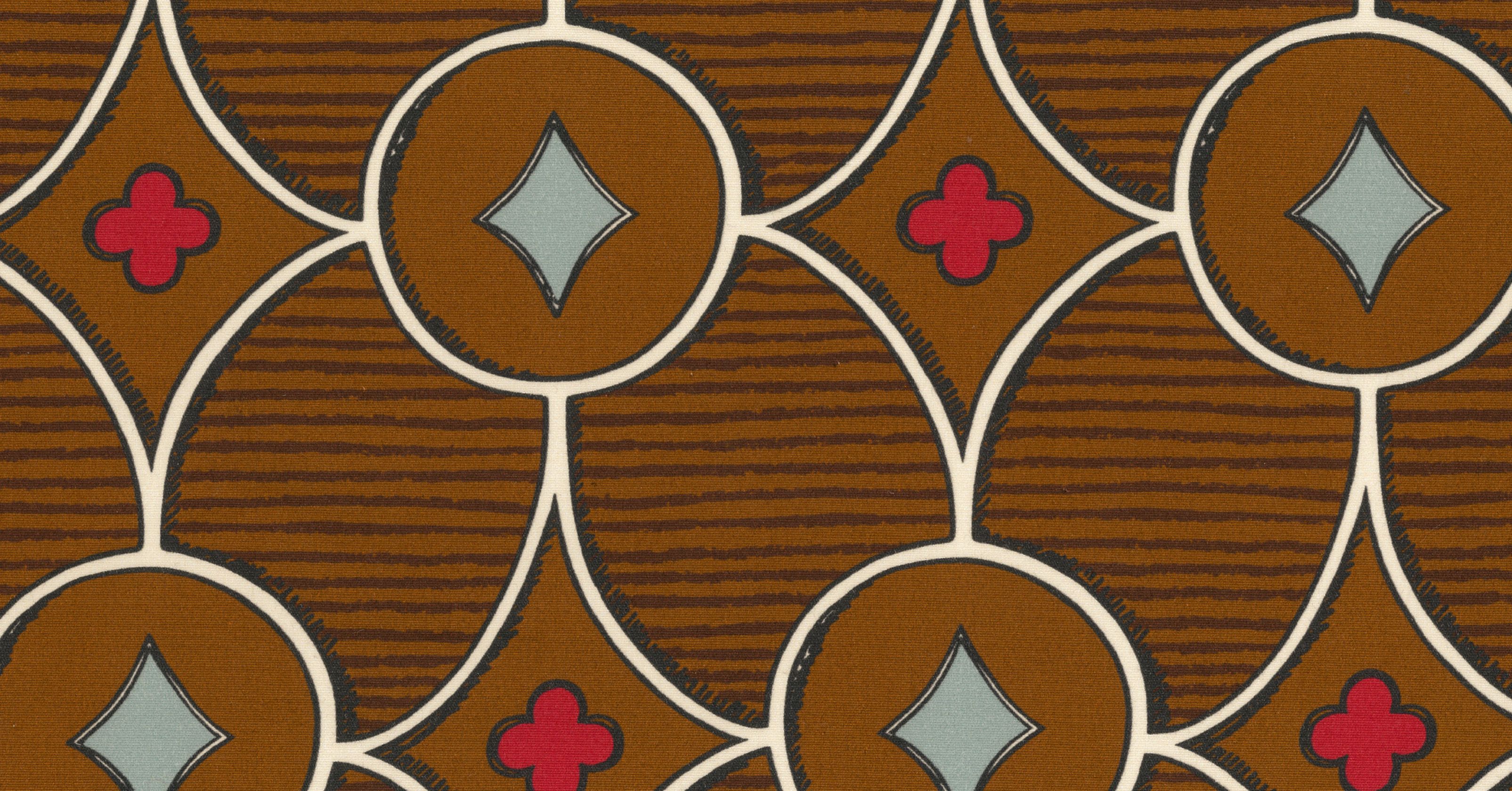 Quatrefoil - brown