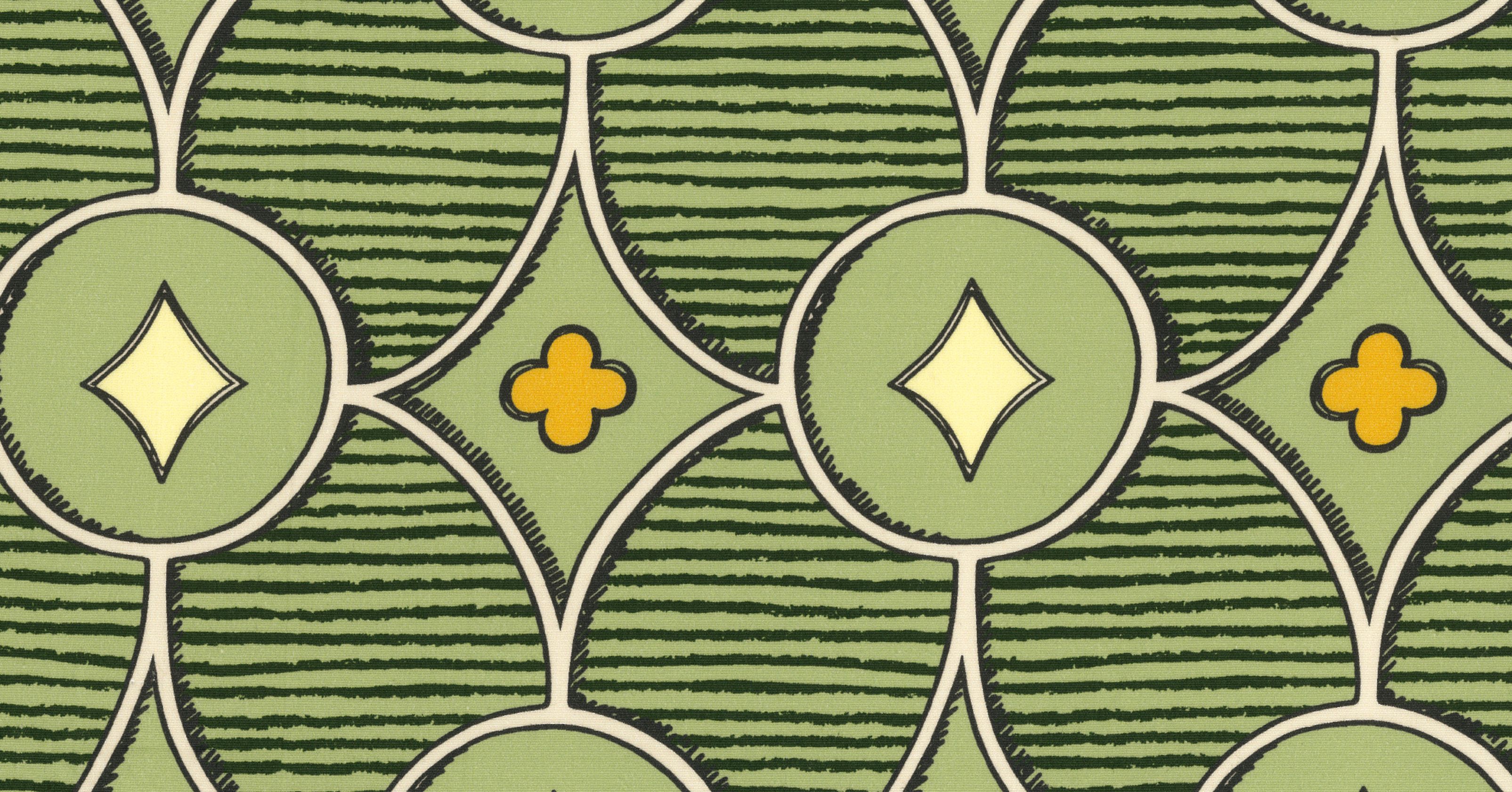 Quatrefoil - pistachio