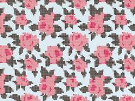 KIRKBY DESIGN - Eley kishimoto - Peg art roses Blush - K5170/03