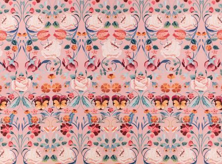 ROMO - Romo   fabrics - Bonita print Chateau rose - 8004/03