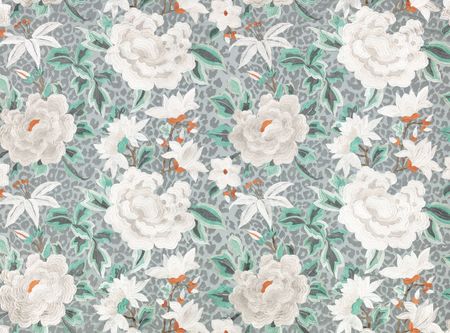 ROMO - Romo   fabrics - Lavinia embroidery Blue haze - 8011/04