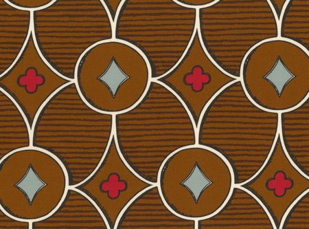 RUBELLI -  - Quatrefoil Brown - 30510-001